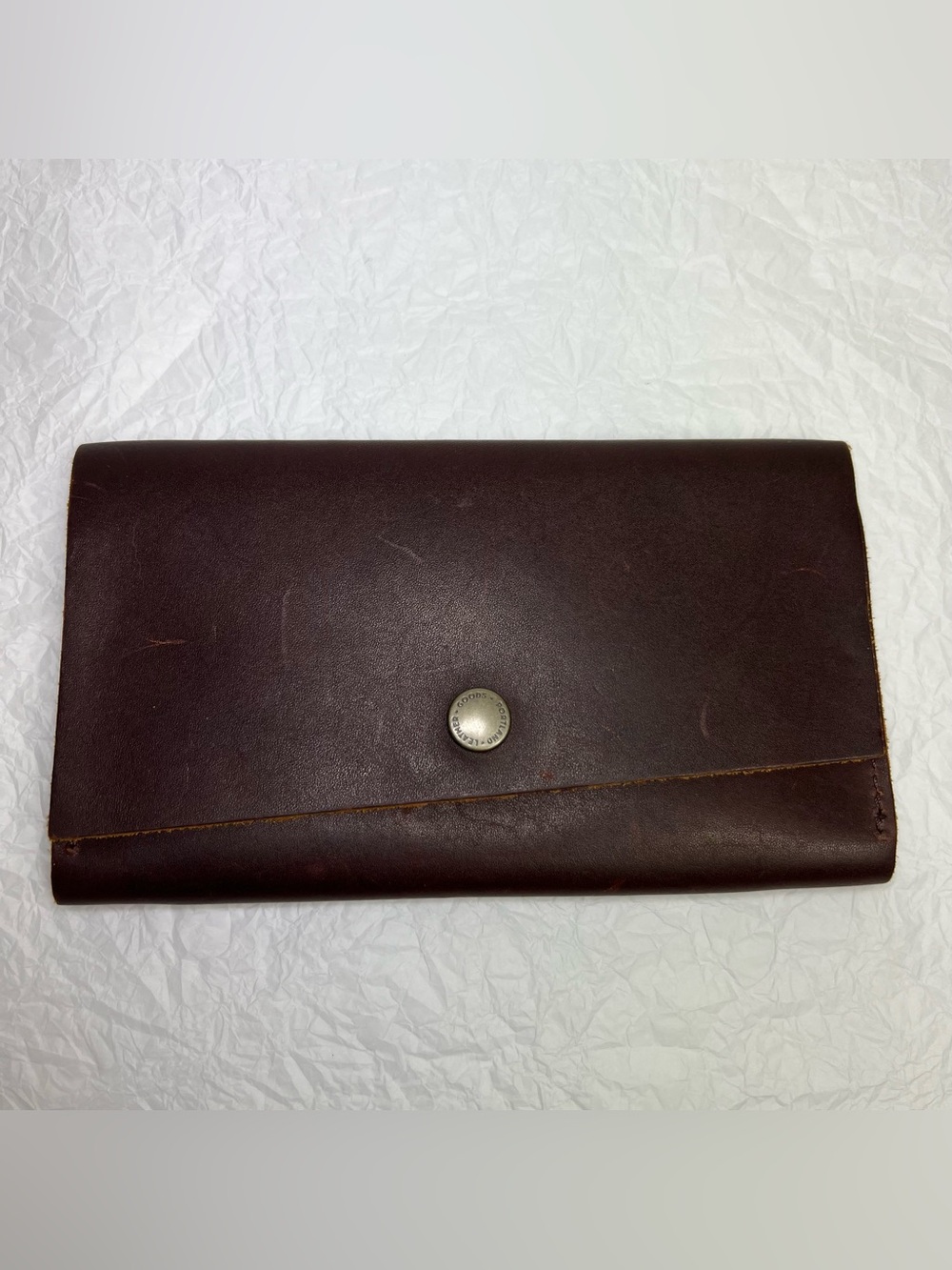 Portland Leather Goods Rancher Wallet Clutch Full Grain